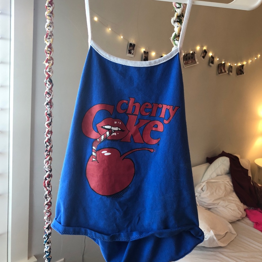 Cherry Coke halter tank